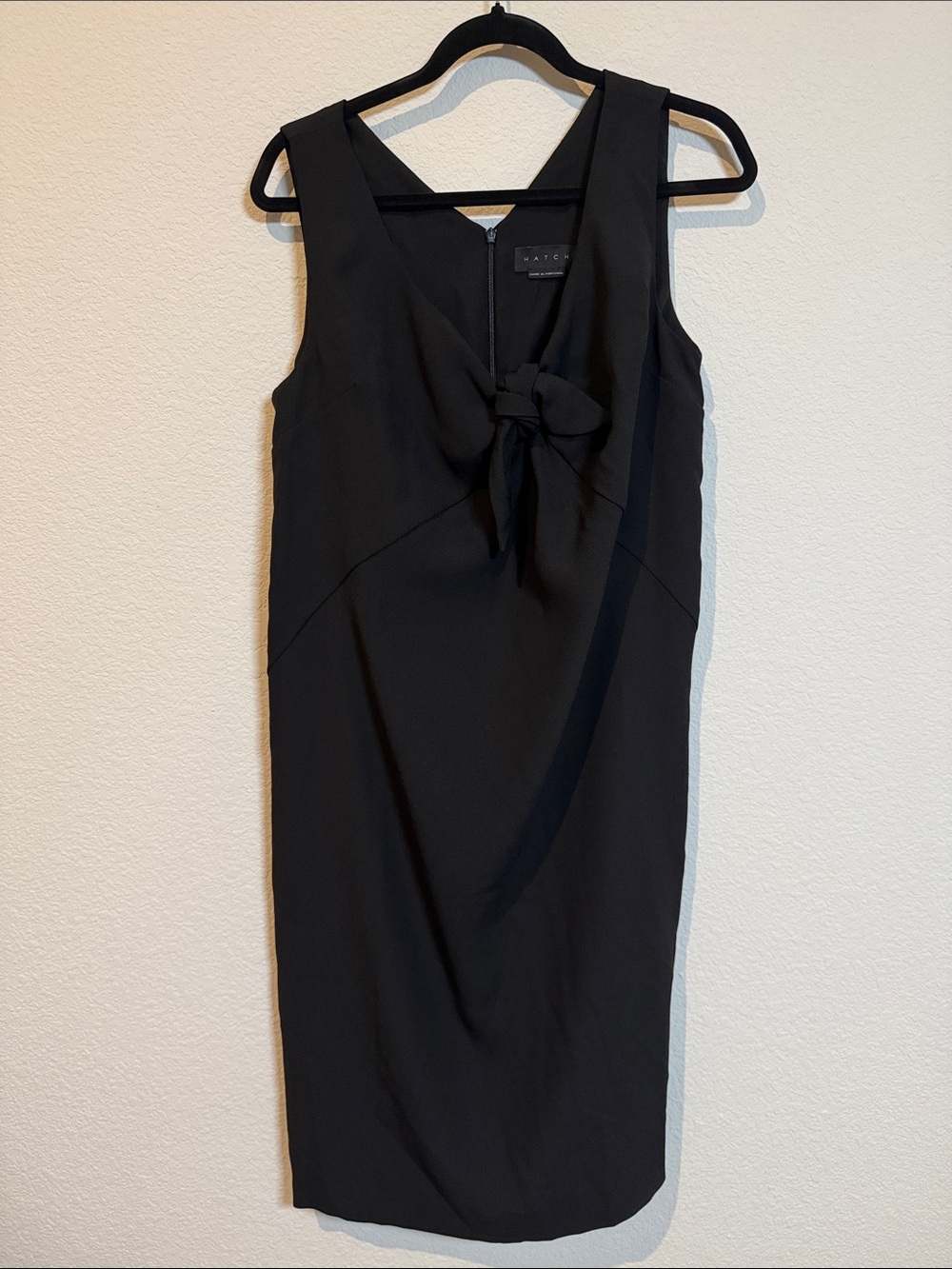 NWT Hatch The Reid Maternity Midi Dress in Black Size Medium Hatch Size 2